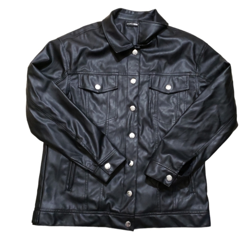 Fashion Nova Faux Leather Jacket
